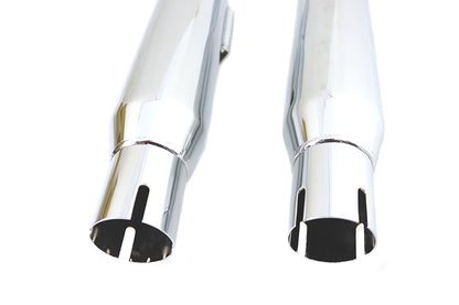 Mini Fishtail Muffler Set Chrome
