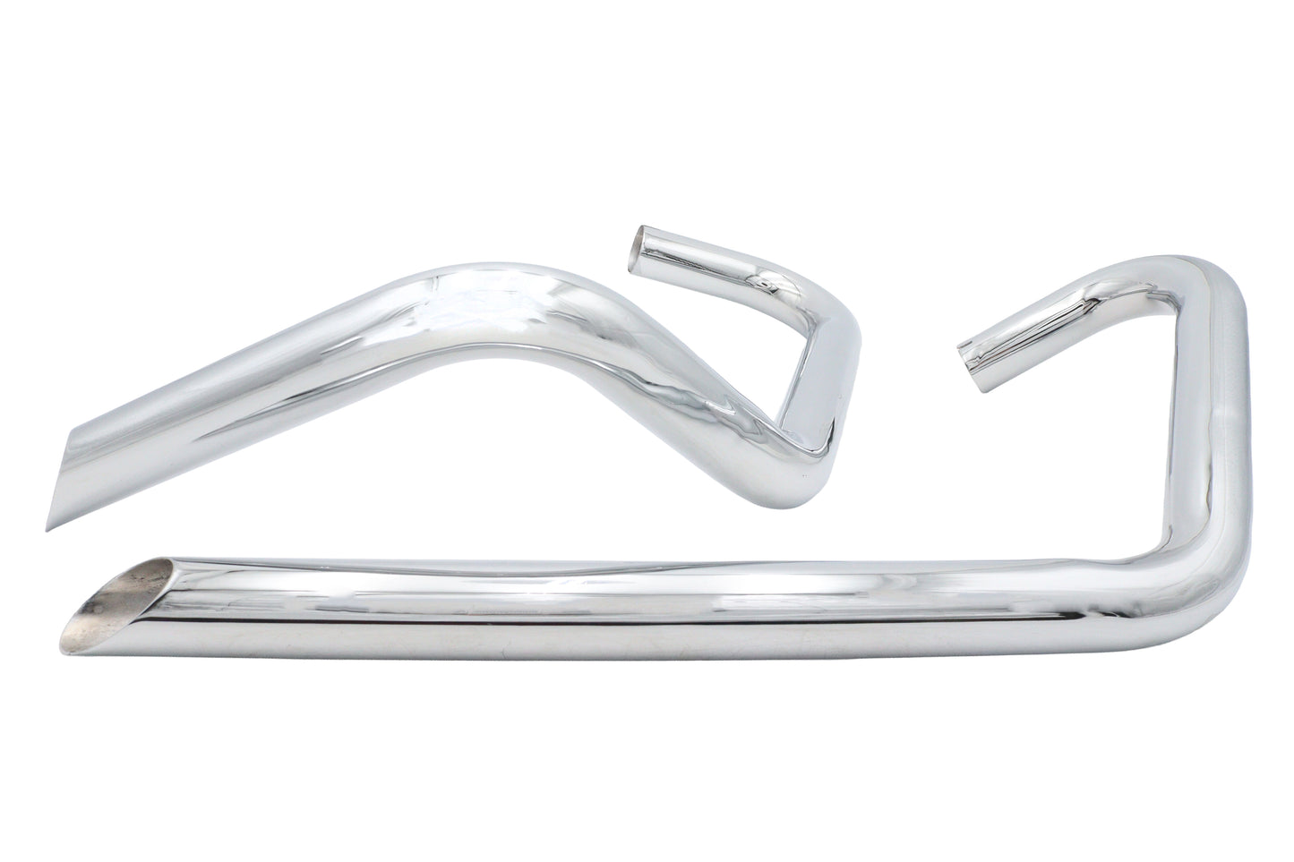 Ultima Right Side Exhaust Drag Pipe Set Chrome