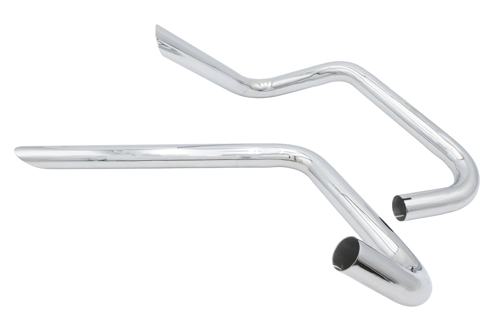 Ultima Right Side Exhaust Drag Pipe Set Chrome