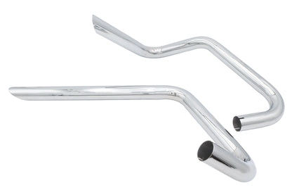 Ultima Right Side Exhaust Drag Pipe Set Chrome