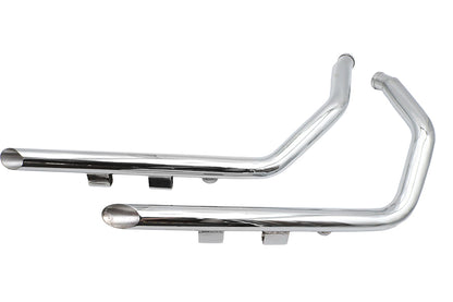 Ultima Exhaust 2 Drag Pipe Set Slash Cut Ends