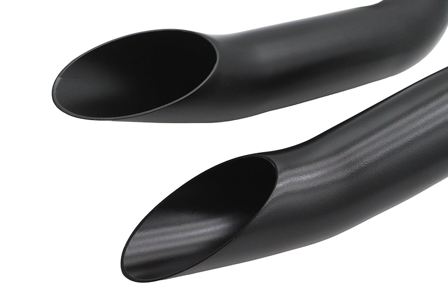 Big Growl Exhaust Drag Pipe Short Shots Black