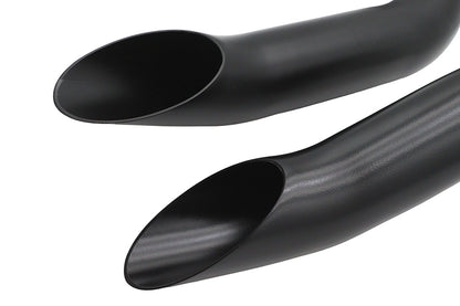 Big Growl Exhaust Drag Pipe Short Shots Black