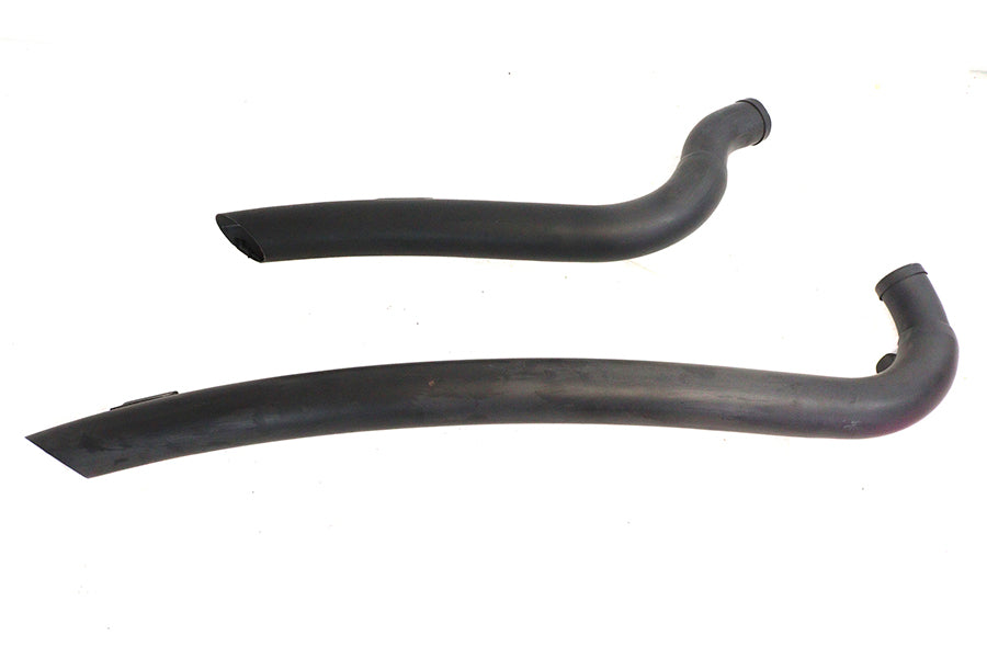 Factory Sample Curved Radius 2 Drag Pipe Set Black