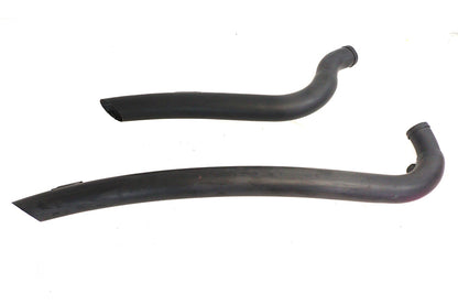 Factory Sample Curved Radius 2 Drag Pipe Set Black