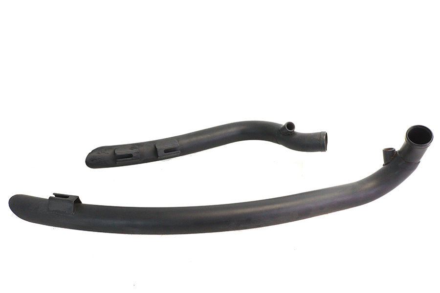 Factory Sample Curved Radius 2 Drag Pipe Set Black
