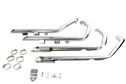 Factory Sample MCM Illusion Drag Pipe Set Chrome