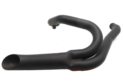 Factory Sample Black Wyatt Gatling 2 into 1 Exhaust Pipe