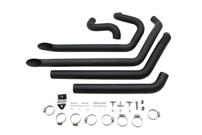 Wyatt Gatling FXST Street Fighter Drag Pipe Set Black