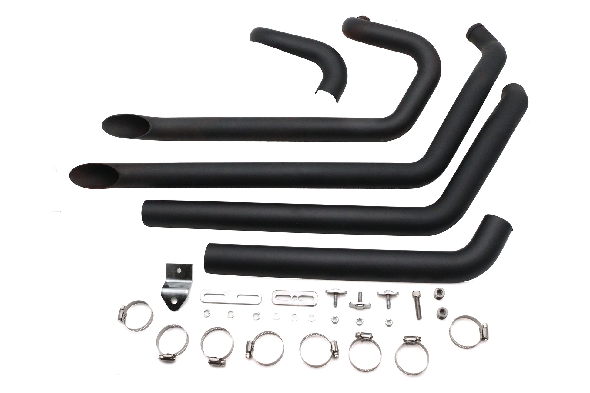 Wyatt Gatling FXST Street Fighter Drag Pipe Set Black