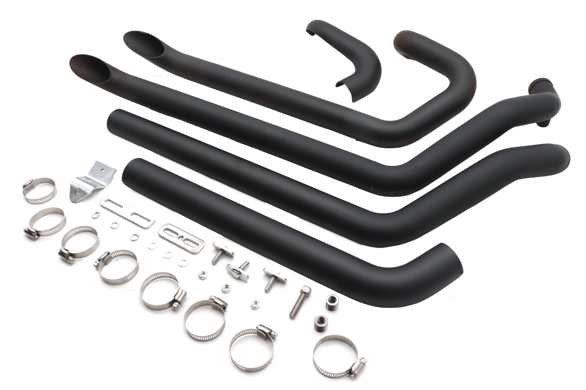 Wyatt Gatling FXST Street Fighter Drag Pipe Set Black