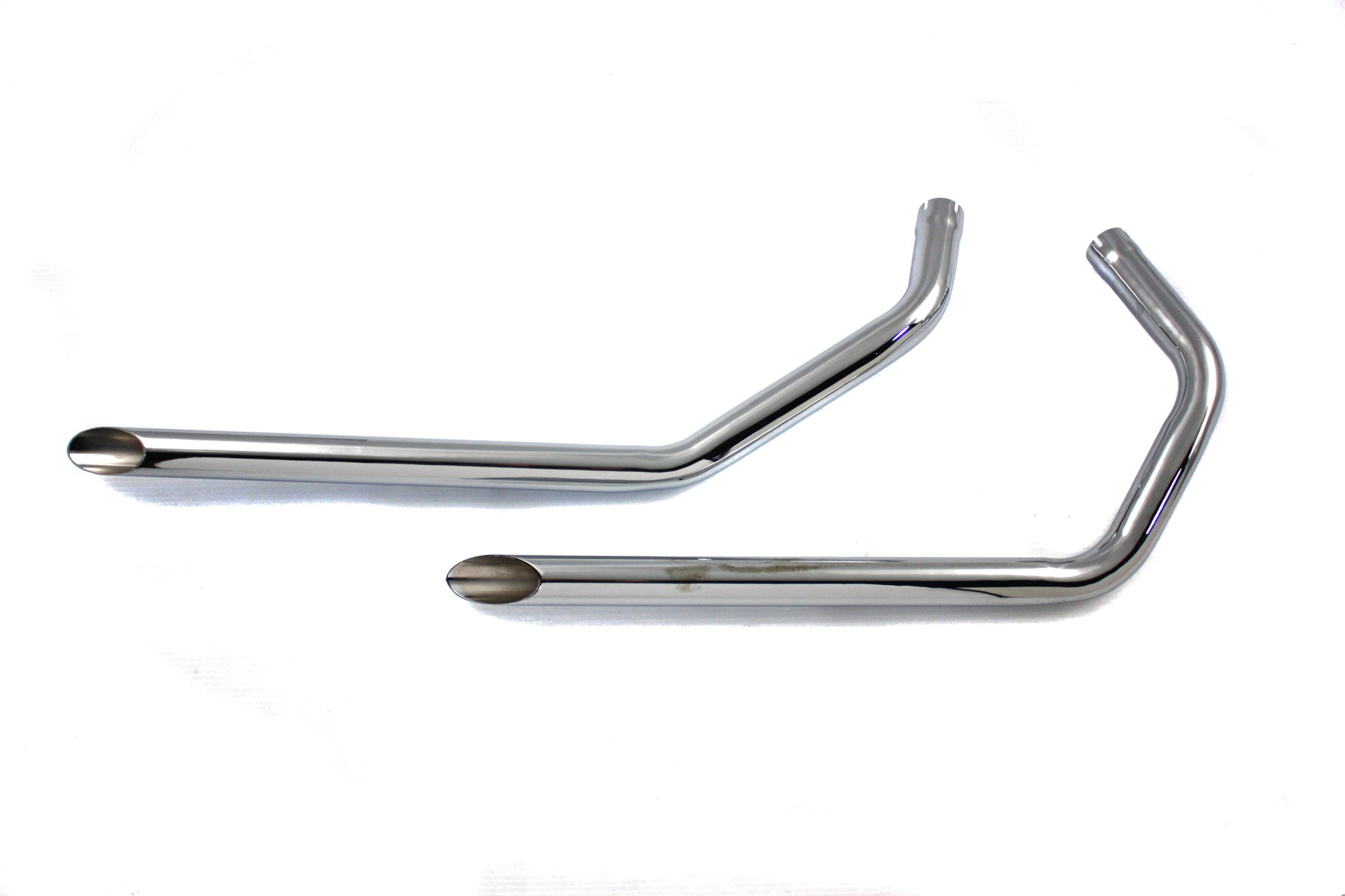 Wyatt Gatling Exhaust Drag Pipe Set Slash Cut Ends