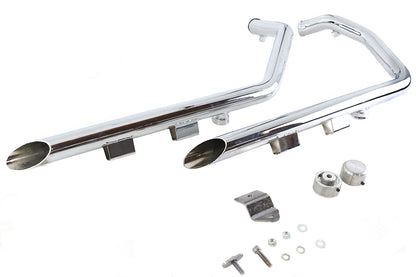 Wyatt Gatling Exhaust Drag Pipe Set Slash Cut