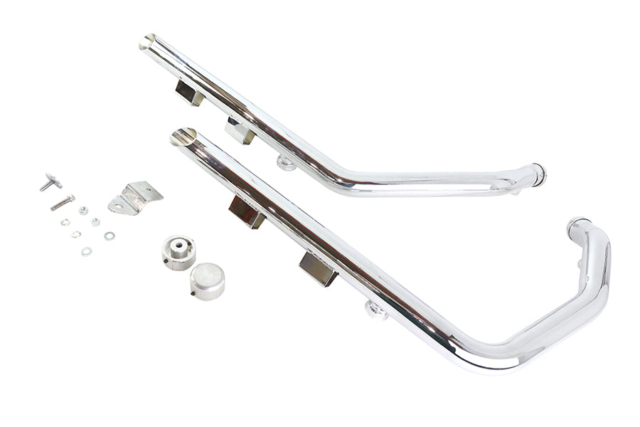Wyatt Gatling Exhaust Drag Pipe Set Slash Cut