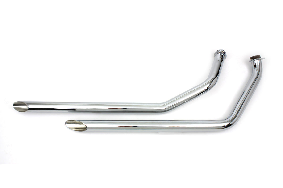 Factory Sample MCM Exhaust Drag Pipe Set Slash Cut