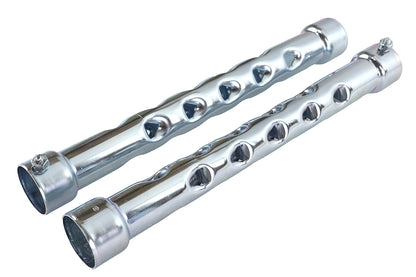 V-Slot Style 1-3/4 Exhaust Pipe Baffle Set