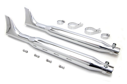 Chrome Fishtail Muffler Kit 30",Y