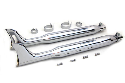 Chrome Fishtail Muffler Kit 30",Y