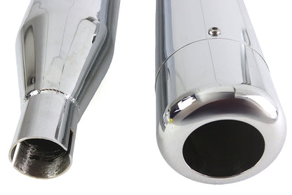 4 Muffler Set with Chrome Hollow Point End Tips