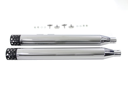 Muffler Set with Black Shooter Style Ends