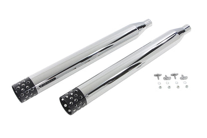 Muffler Set with Black Shooter Style Ends