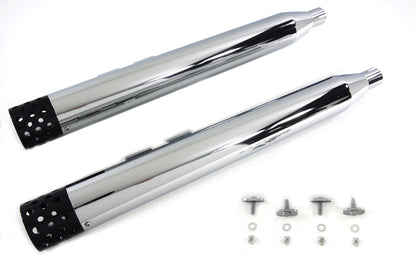 Muffler Set with Black Shooter Style Ends