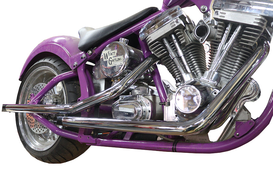 Drag Pipe Set Slash Cut End with Long Black Tips