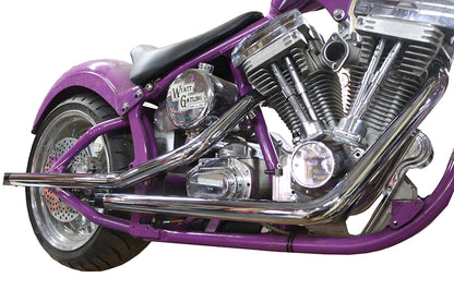 Drag Pipe Set Slash Cut End with Long Black Tips