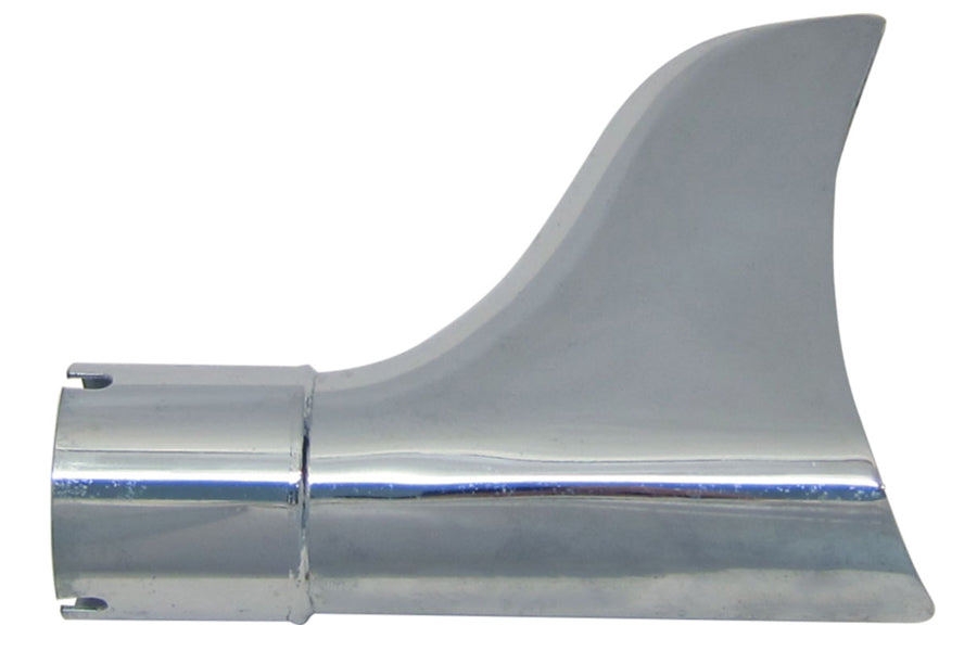Chrome Fishtail Tip Set for 1-7/8 Muffler