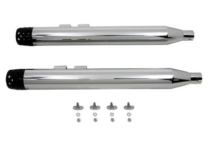 Wyatt Gatling Muffler Set with Black Shooter Style End Tips
