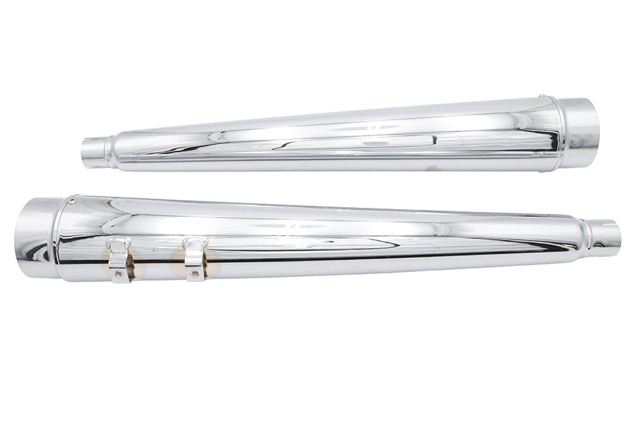 Ultima 4 Megaphone Muffler Set Chrome