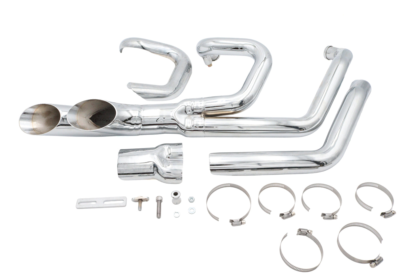 Wyatt Gatling Afterburner Exhaust System Chrome