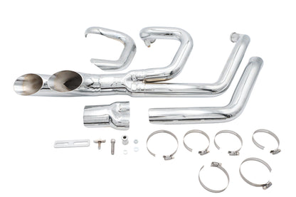Wyatt Gatling Afterburner Exhaust System Chrome