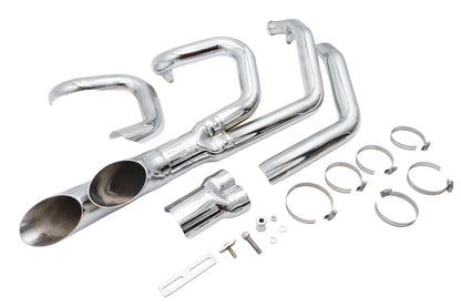 Wyatt Gatling Afterburner Exhaust System Chrome