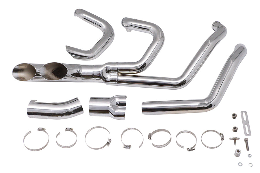 Wyatt Gatling Afterburner Exhaust System Chrome
