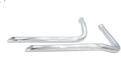 Ultima Panhead Exhaust Drag Pipe Set Slash Cut