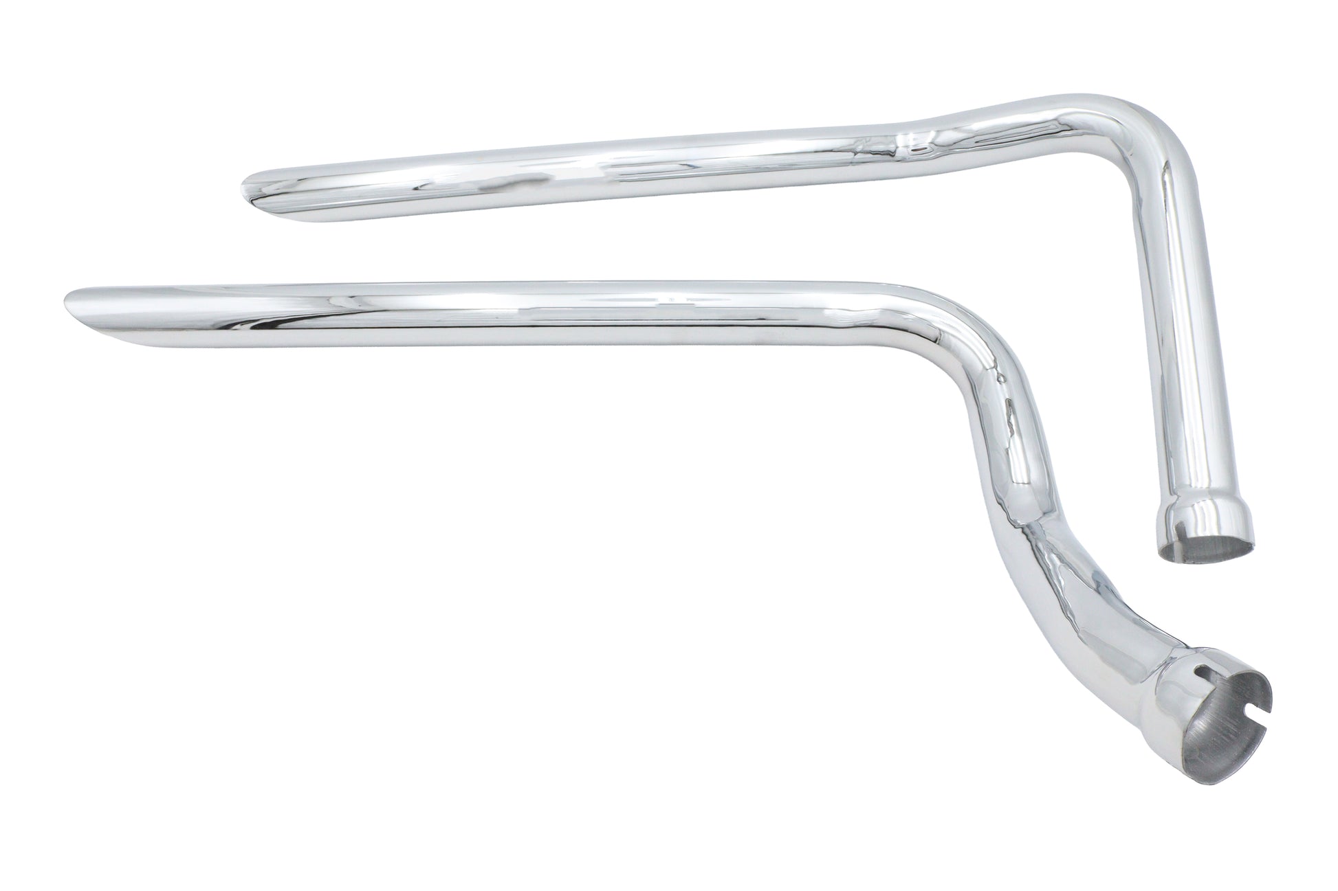 Ultima Panhead Exhaust Drag Pipe Set Slash Cut
