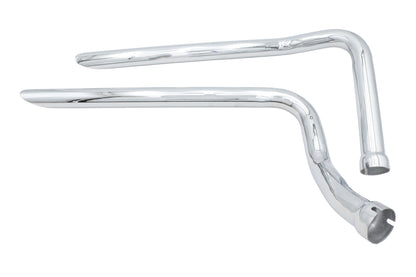 Ultima Panhead Exhaust Drag Pipe Set Slash Cut