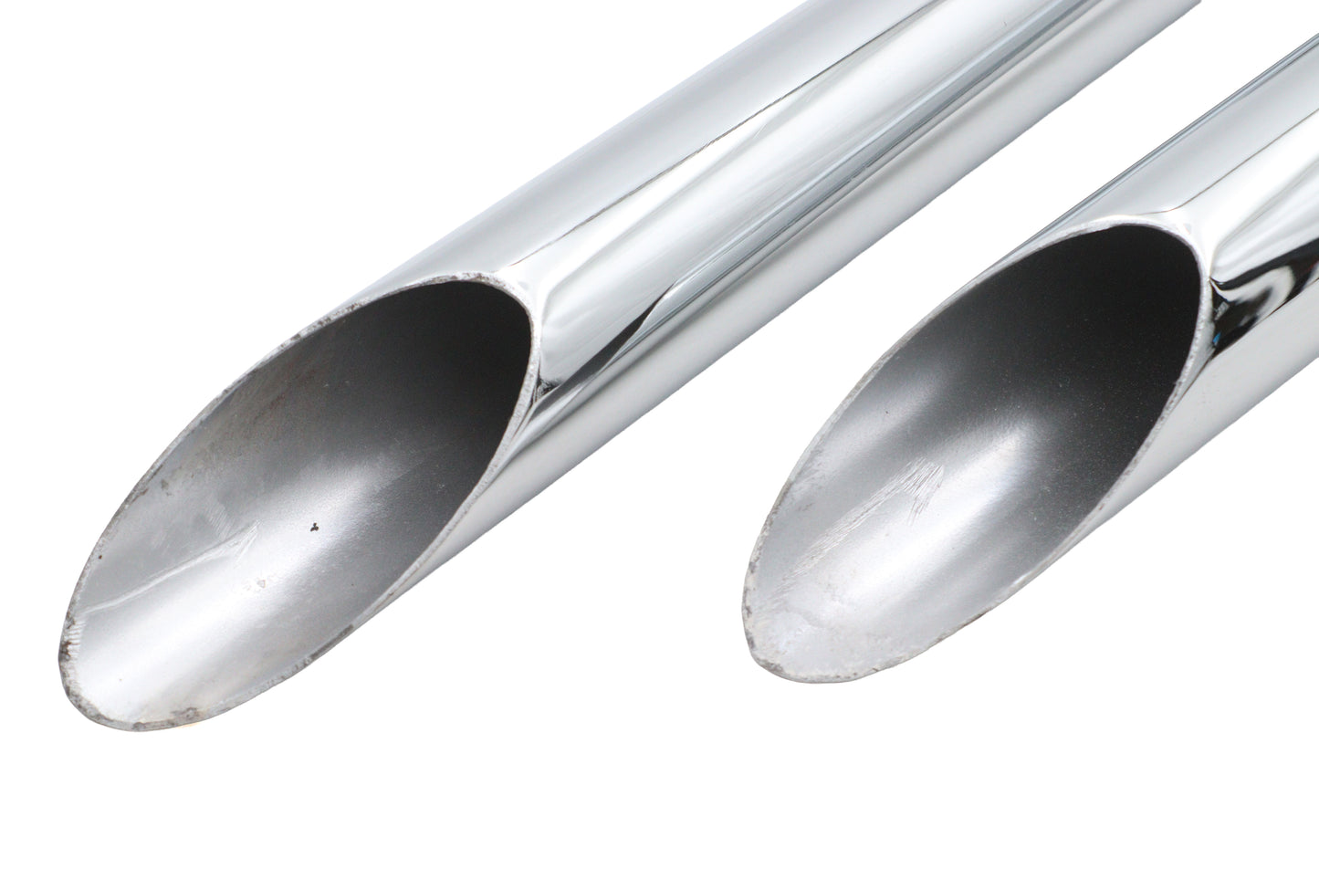 Ultima Panhead Exhaust Drag Pipe Set Slash Cut