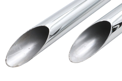 Ultima Panhead Exhaust Drag Pipe Set Slash Cut