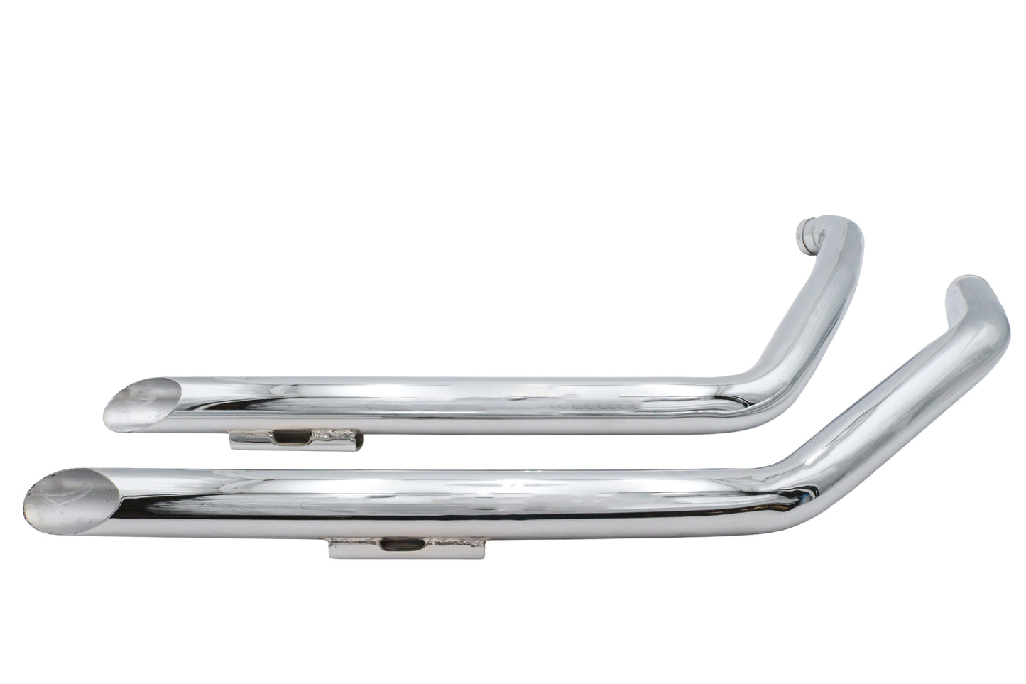 Ultima Chrome Drag Pipe Set Slash Cut