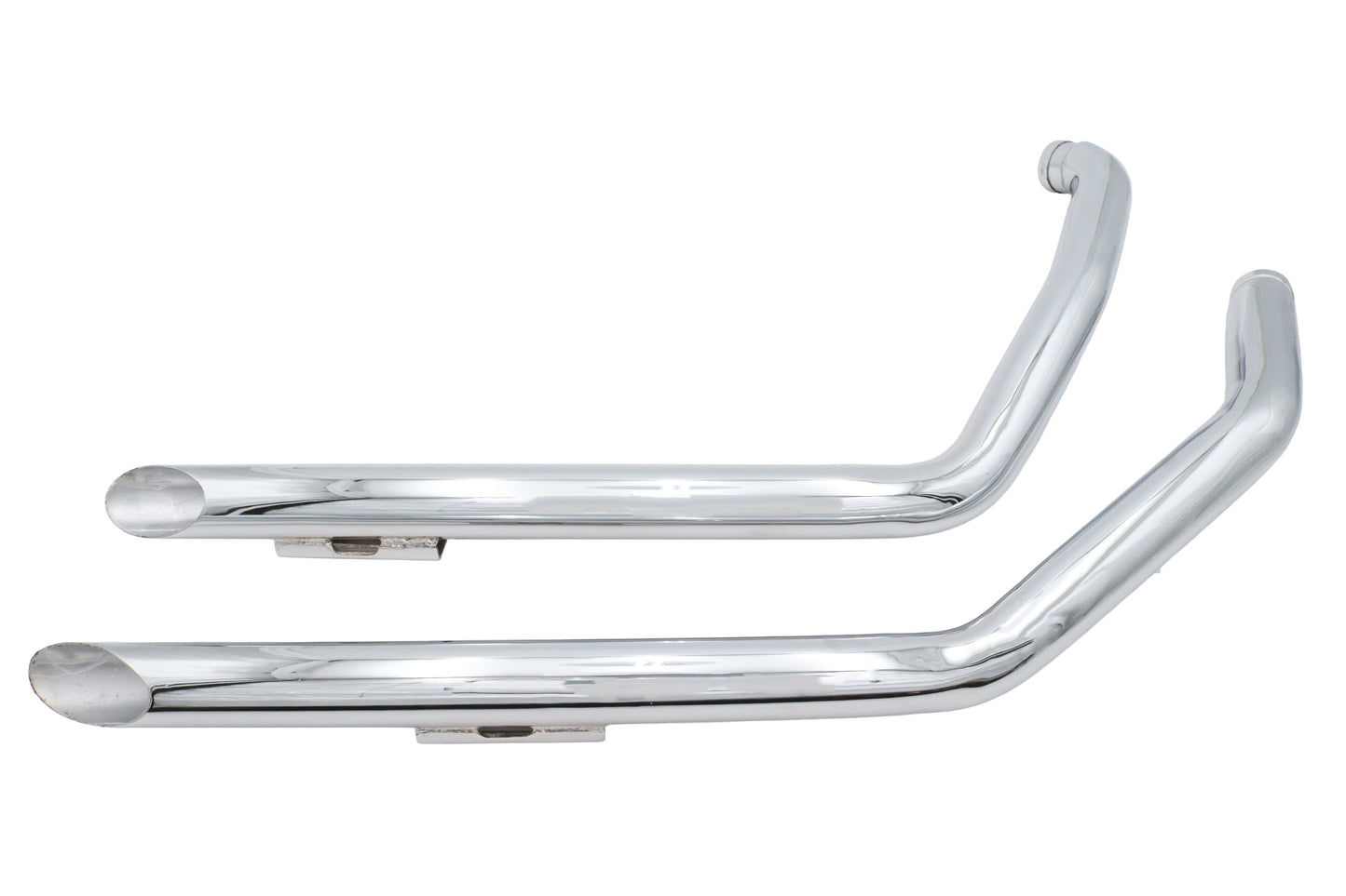 Ultima Chrome Drag Pipe Set Slash Cut