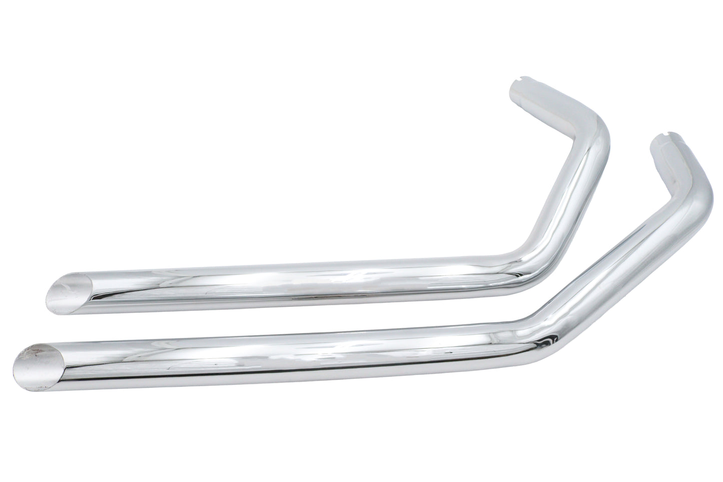 Ultima Exhaust 2 Drag Pipe Set Slash Cut Ends