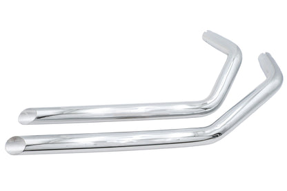 Ultima Exhaust 2 Drag Pipe Set Slash Cut Ends