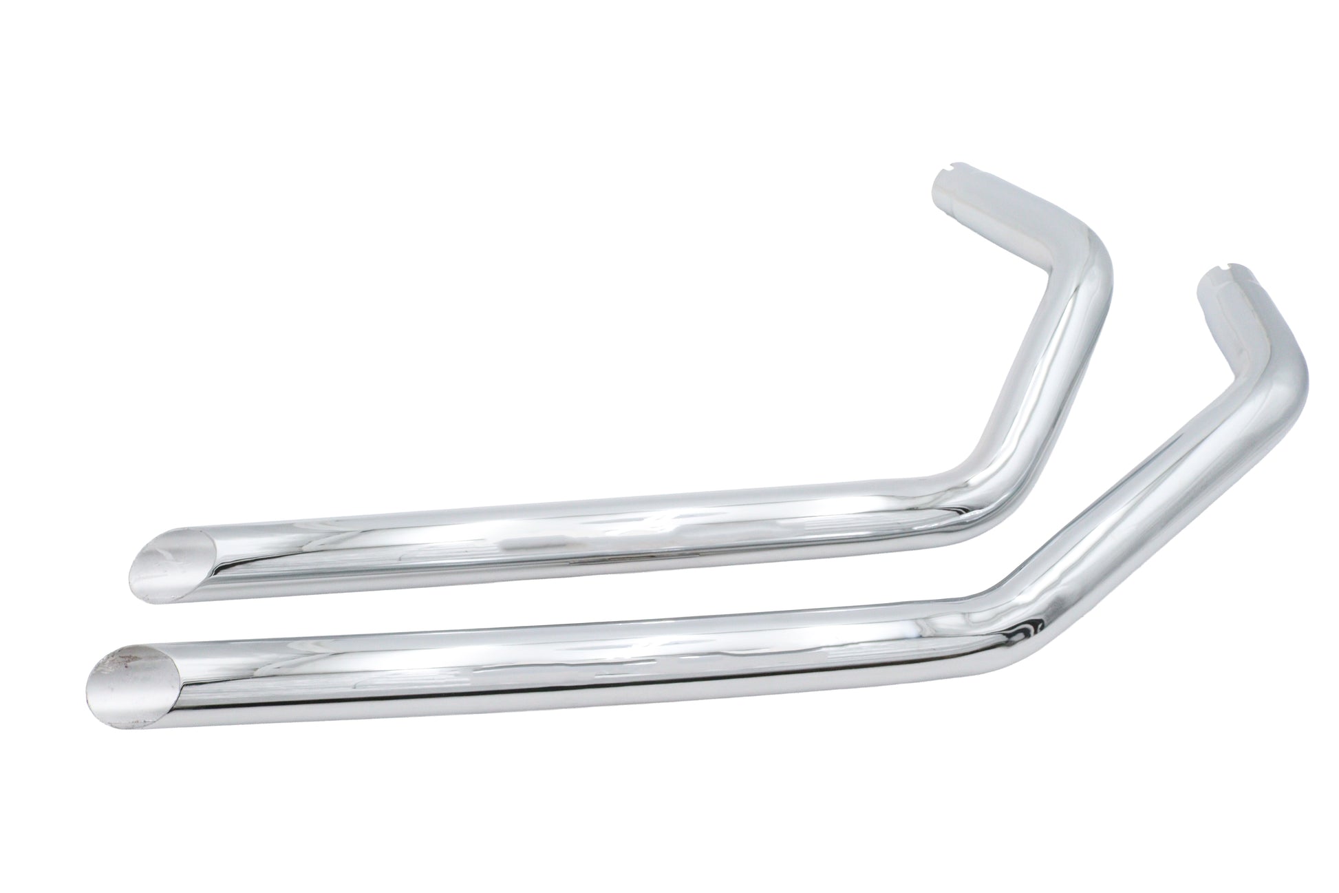 Ultima Exhaust 2 Drag Pipe Set Slash Cut Ends