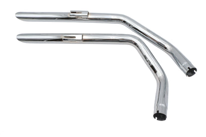 Ultima Exhaust 2 Drag Pipe Set Slash Cut Ends