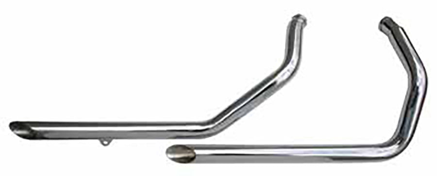 Ultima Exhaust 2 Drag Pipe Set Slash Cut Ends