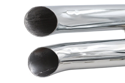 Big Growl Down N Outs Exhaust Pipe Set Chrome