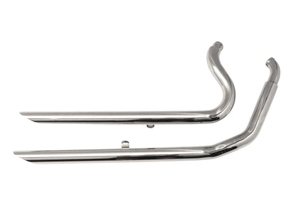 Big Growl Straight Shooters Exhaust Pipe Set Chrome