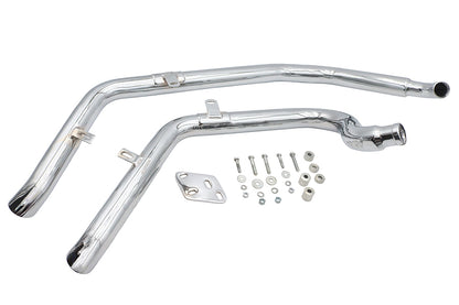 Big Growl Upswept Up 'n Outs Exhaust Pipe Set Chrome